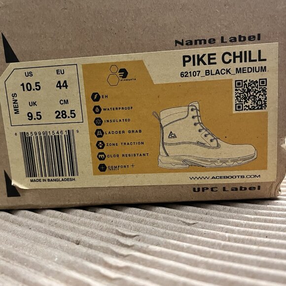 ACE Work Boots 10.5 by SFC Pike Chill Men's Soft Toe Work - Picture 12 of 12